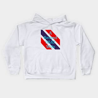 A Retired USAF Wife Kids Hoodie